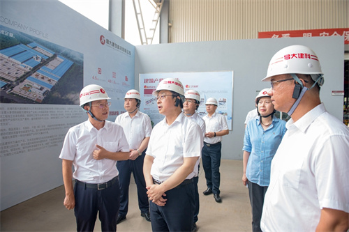 市委書記劉運來集團調(diào)研 集團董事長徐鵬強、總裁朱九洲陪同
